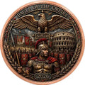 Ancient Empires – Rome 1oz Copper Round in Collectors Card
