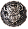 2026 Ascension Island $2 Rogue Bison 2oz Silver Coin