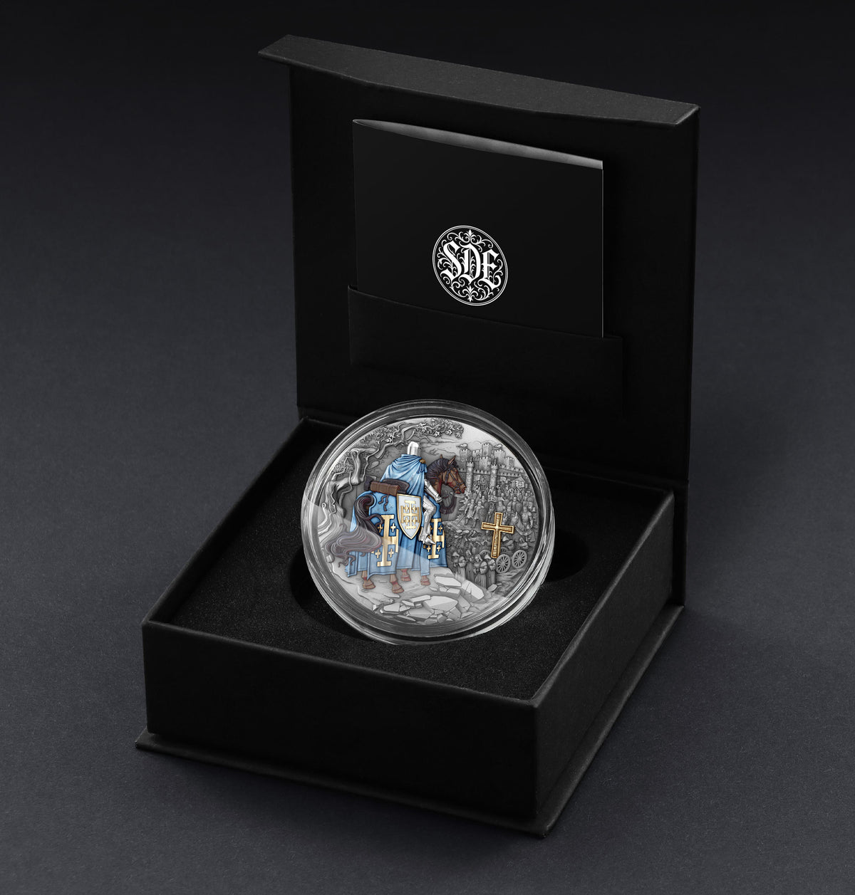 Jerusalem Knights 2oz Silver Coin – Medieval Crusader Collectable