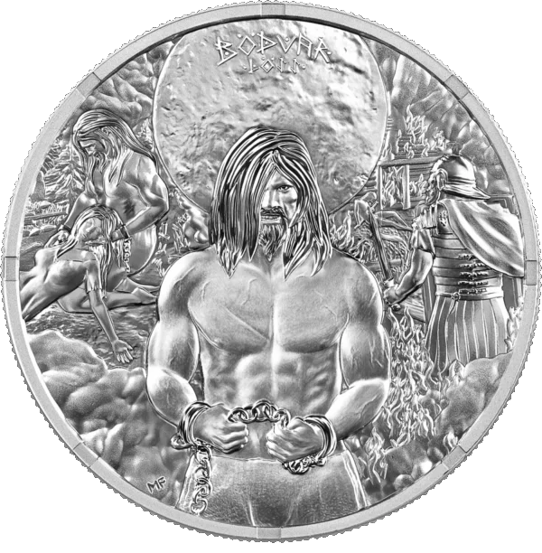 2026 Germania Mint Bödvar Saga: Loss 1 oz Silver BU Coin With COA