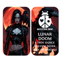 Lunar Doom – Hayleybug Mint 1 Troy oz .999 Fine Silver Art Bar
