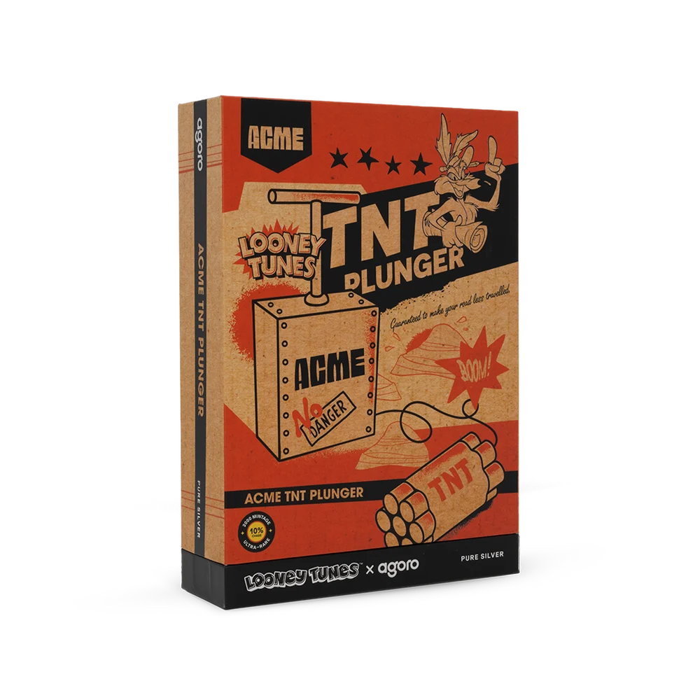 Looney Tunes™ – ACME TNT Plunger 2026 5g Silver Collectible Foil – Agoro