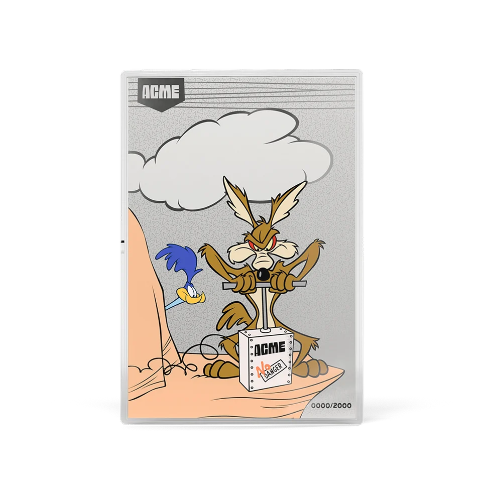 Looney Tunes™ – ACME TNT Plunger 2026 5g Silver Collectible Foil – Agoro