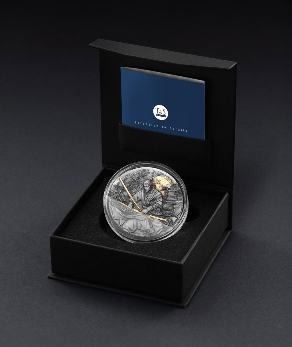 Miyamoto Musashi – Legendary Warriors 2oz Silver High Relief Coin | Niue $5