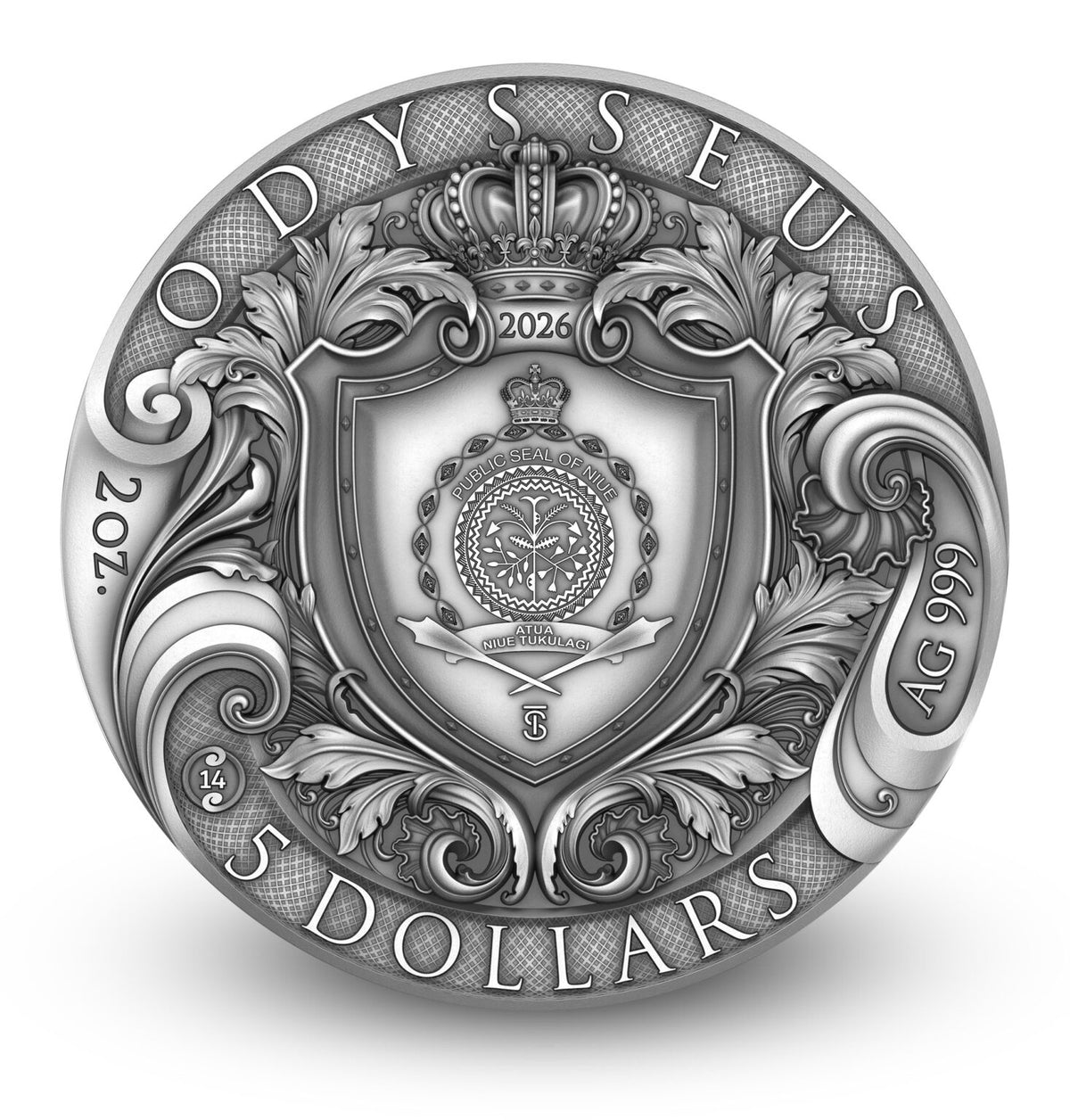 2026 Niue The Odyssey - Odysseus 2 oz Silver Coin