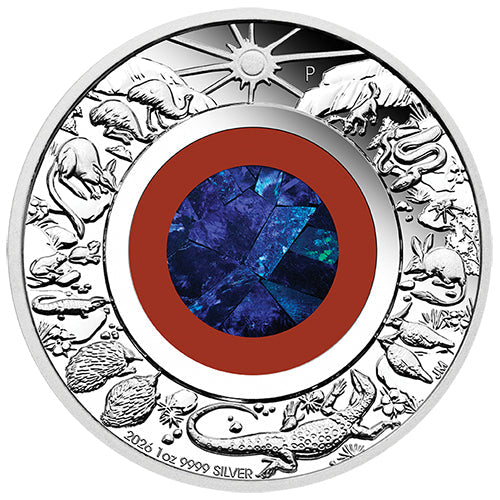 Wonders of Australia – The Outback 2026 1 oz Silver Proof Opal Coin