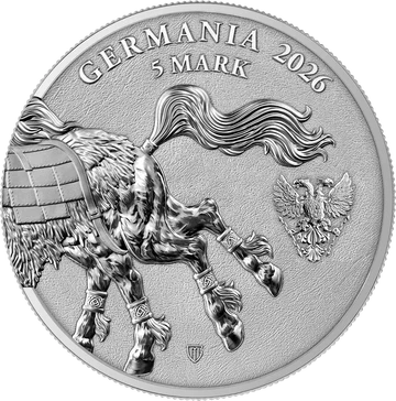 2026 Germania Beasts: Sleipnir 1oz Silver BU Coin – Germania Mint