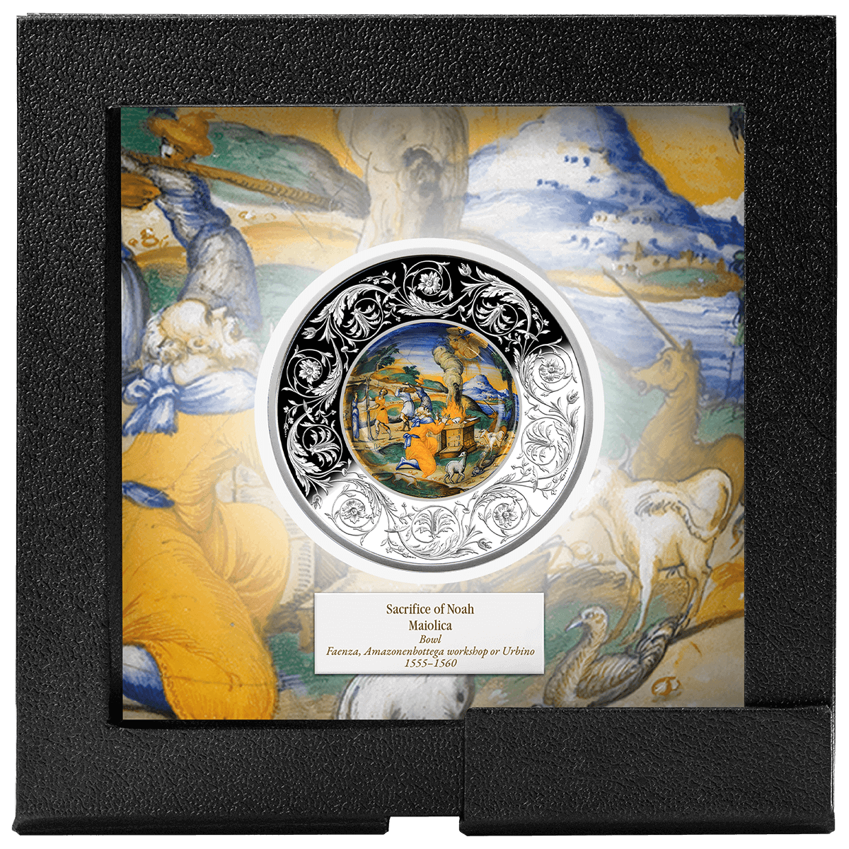 2026 Malta Maiolica – The Sacrifice of Noah 1oz Silver Coin