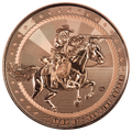Scottsdale Mint Rifleman Cowboy 1oz Copper Round