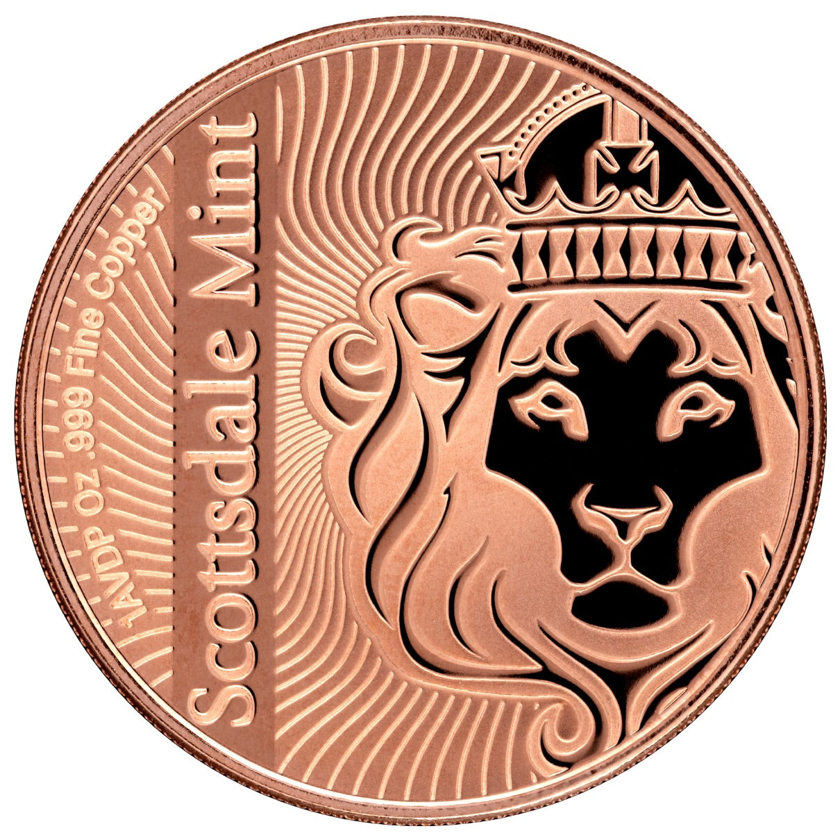 Scottsdale Mint Vortex 1oz Copper Round