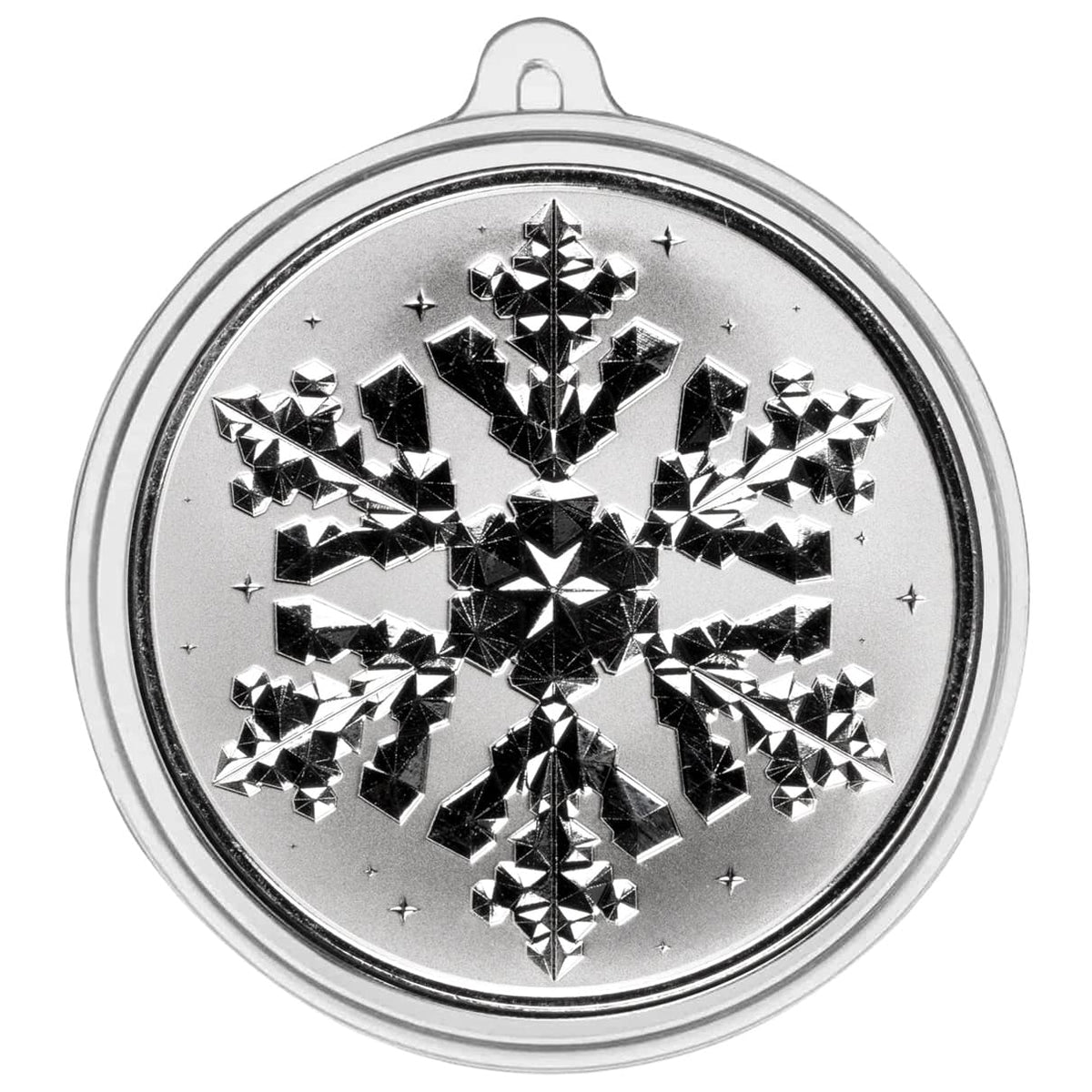 Scottsdale Mint Scottsdale Snowflake Third in Series 1 oz Silver Round Christmas Ornament Copy