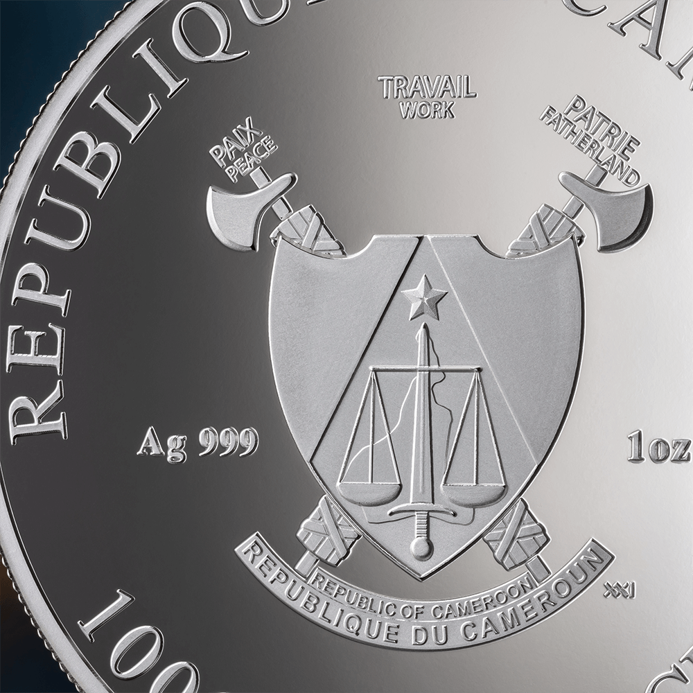 The Three Graces – 2025 Cameroon 1oz Silver Premium BU Coin