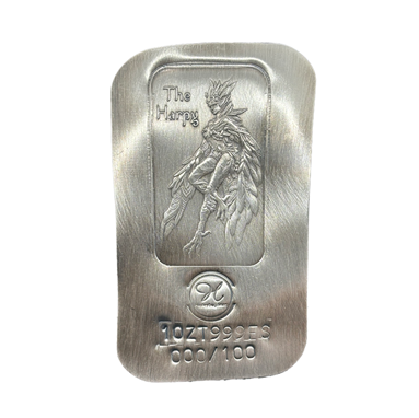 The Harpy 1oz .999 Fine Silver Thinmint by Hayleybug Mint limited mintage 100