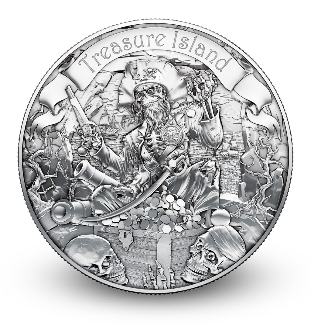 2026 Niue Treasure Island 1oz Silver BU Coin