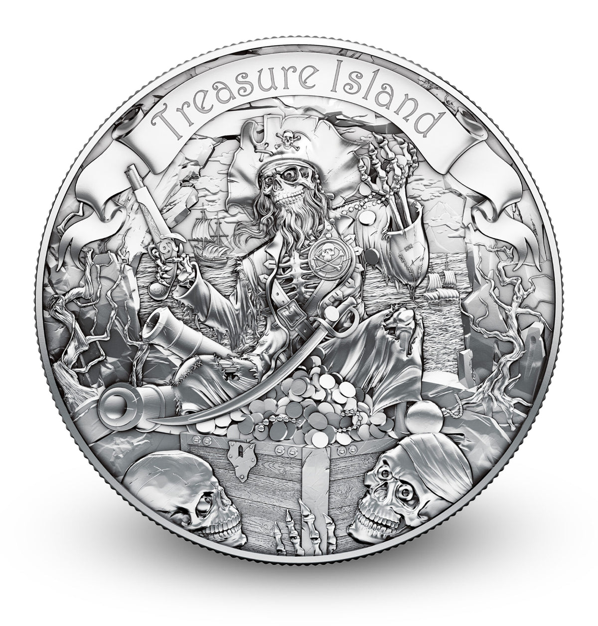 2026 Niue Treasure Island 1oz Silver BU Coin