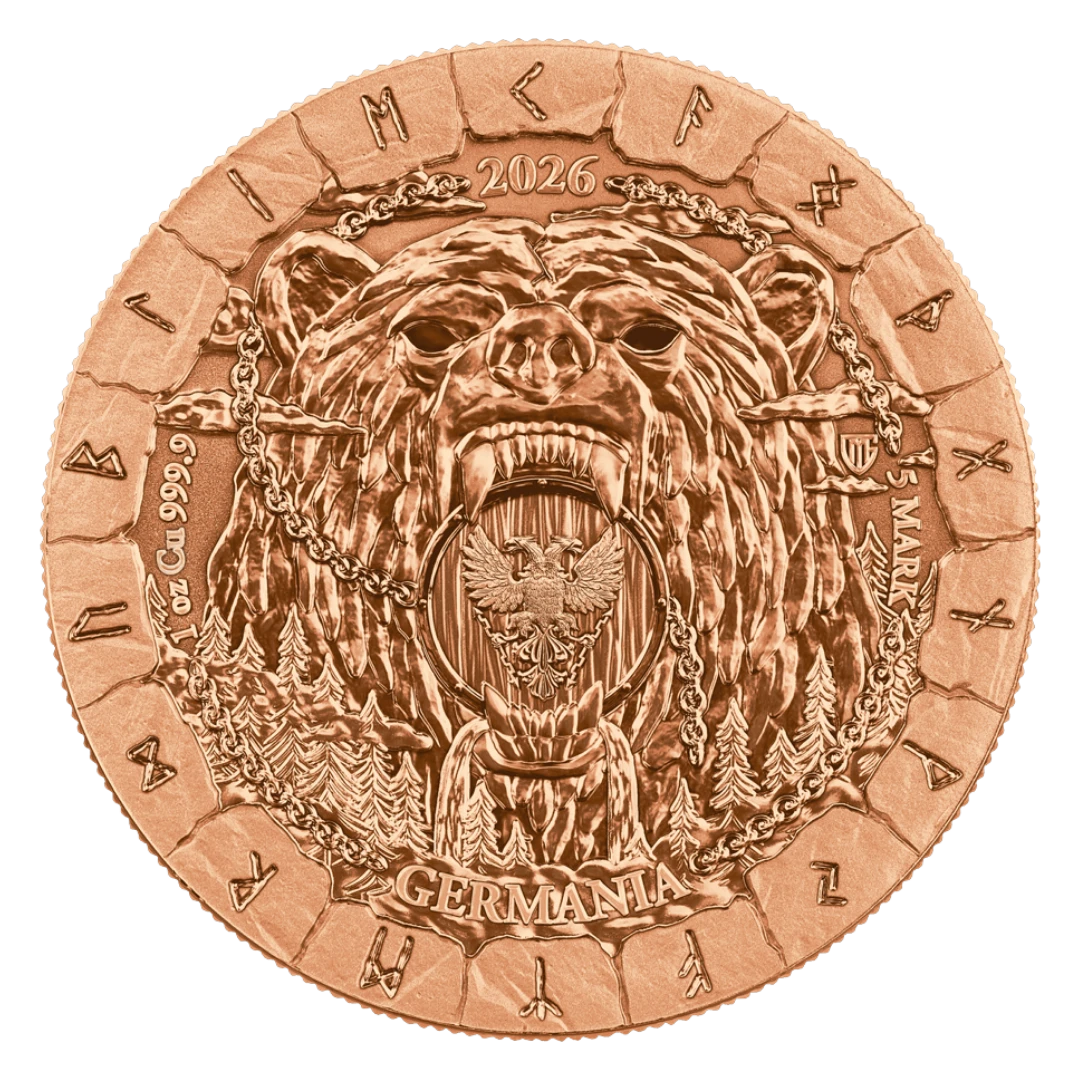 2026 Bödvar Saga: Loss 1oz Copper BU – Germania Mint