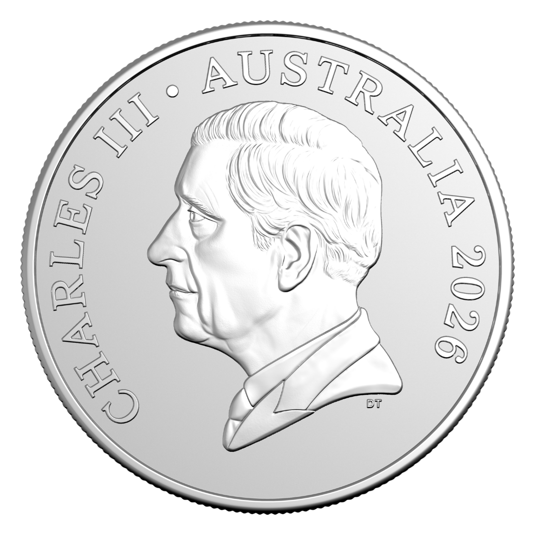 2026 $1 1oz Silver Frosted Uncirculated Coin - Kangaroo Series