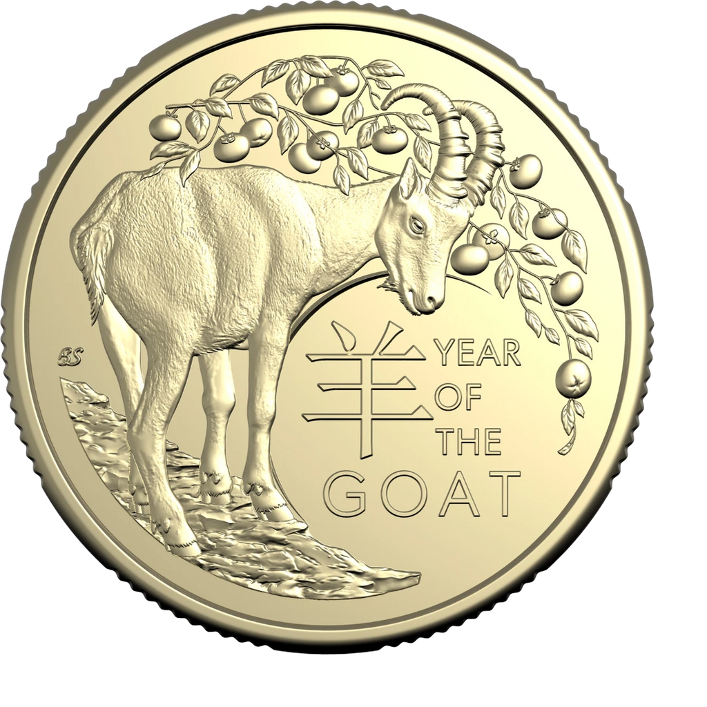 2027 $1 Lunar Series – Year of the Goat Uncirculated Two-Coin Set