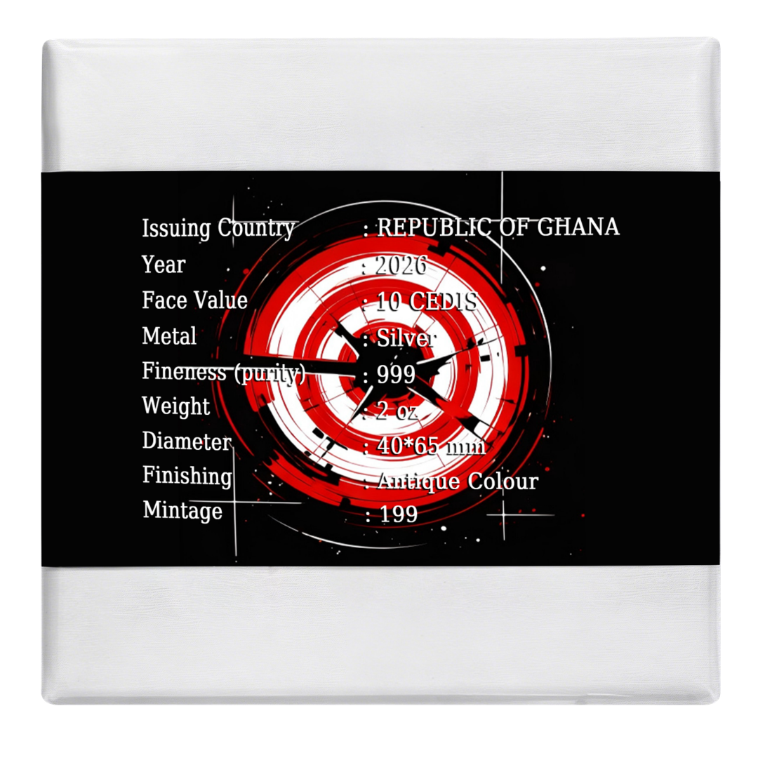 2026 Ghana Slingshot 2oz Silver Coin