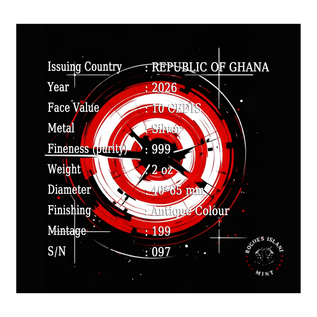 2026 Ghana Slingshot 2oz Silver Coin