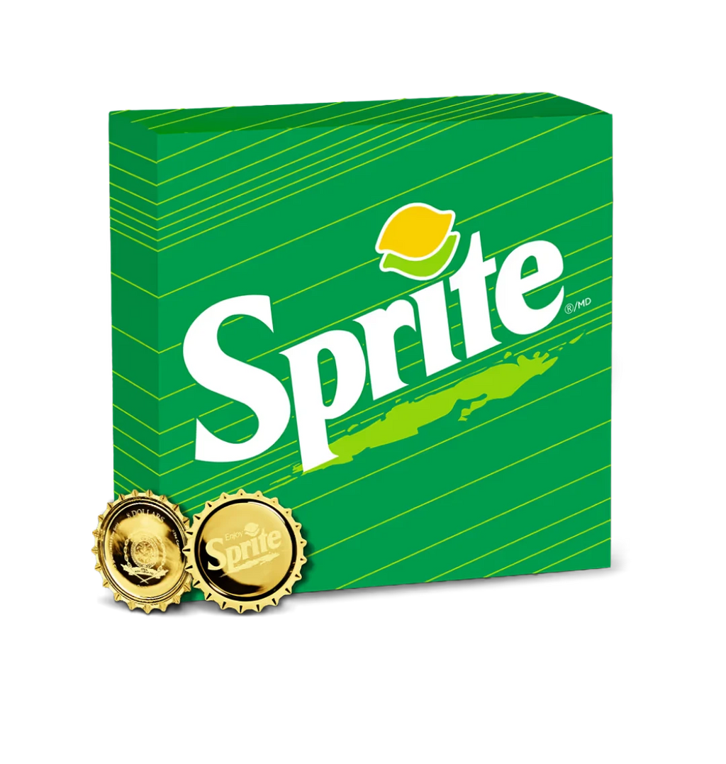 2026 Sprite 65th Anniversary Bottlecap 1.2g Gold Coin – PAMP Suisse