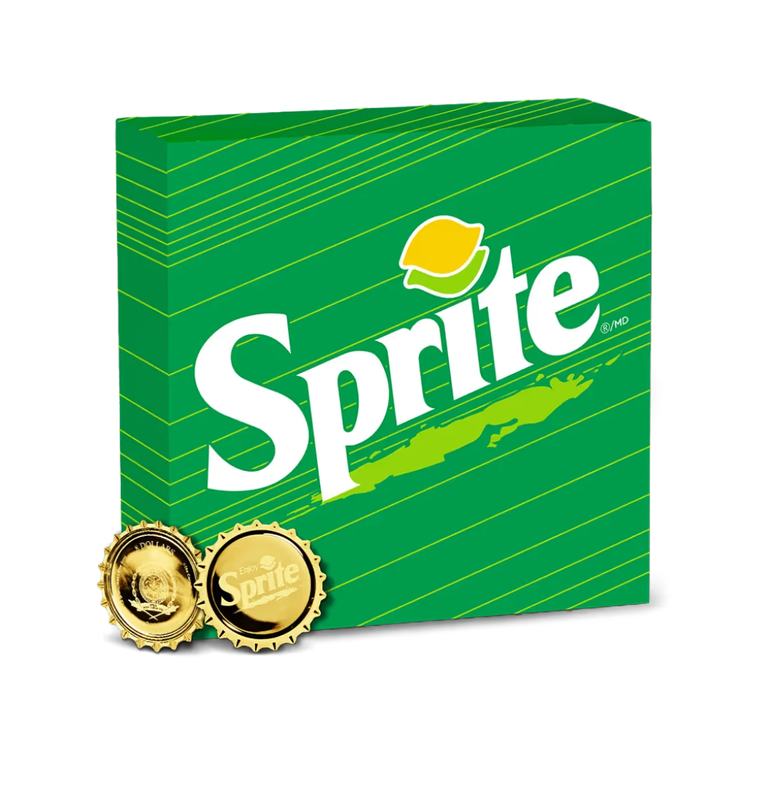 2026 Sprite 65th Anniversary Bottlecap 1.2g Gold Coin – PAMP Suisse