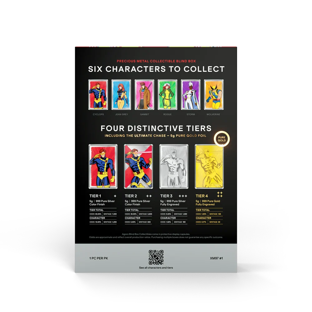 Marvel - X-Men '97 Heroes Blind Box 5 g Foil Blind Box