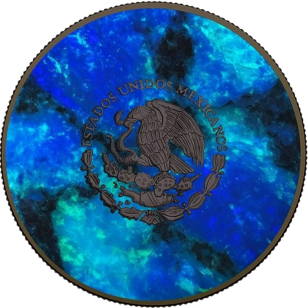 2024 OCEAN OPAL – Ruthenium Mexican Libertad 1oz Silver Coin – 500 Mintage