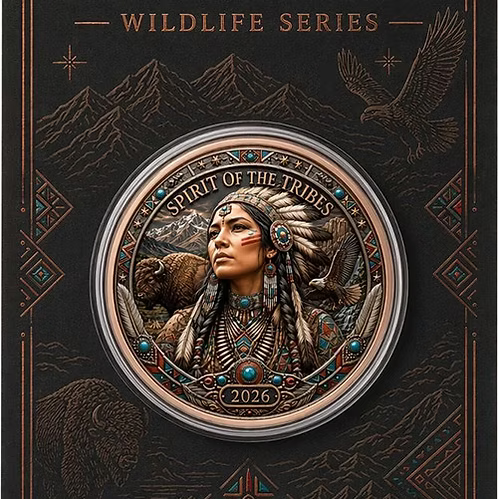 SPIRIT OF THE TRIBES Wildlife Series 1 Oz Copper Card Round 2026