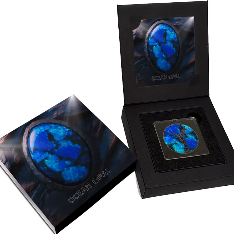 2024 OCEAN OPAL – Ruthenium Mexican Libertad 1oz Silver Coin – 500 Mintage