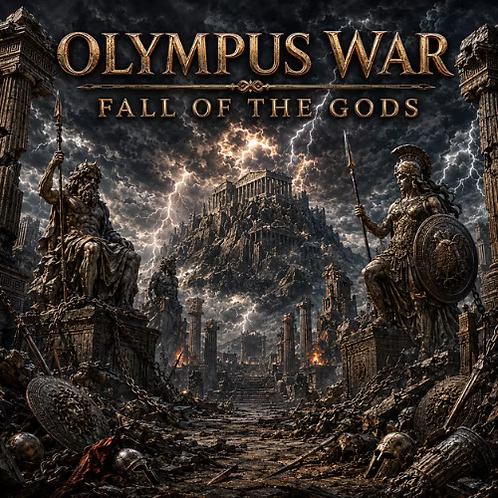 2026 Olympus War: Fall of the Gods 1 Kilo .999 Copper Medal – Italy