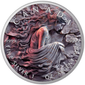 Virgo – Stone Zodiac Series 2025 $5 Canada 1 oz Silver Coloured Coin