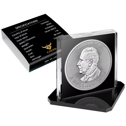 Gemini – Stone Zodiac Series 2025 $5 Canada 1 oz Silver Coloured Coin