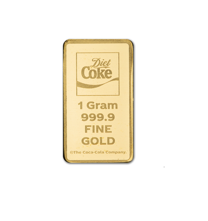 Diet Coke® 1g Gold Bar