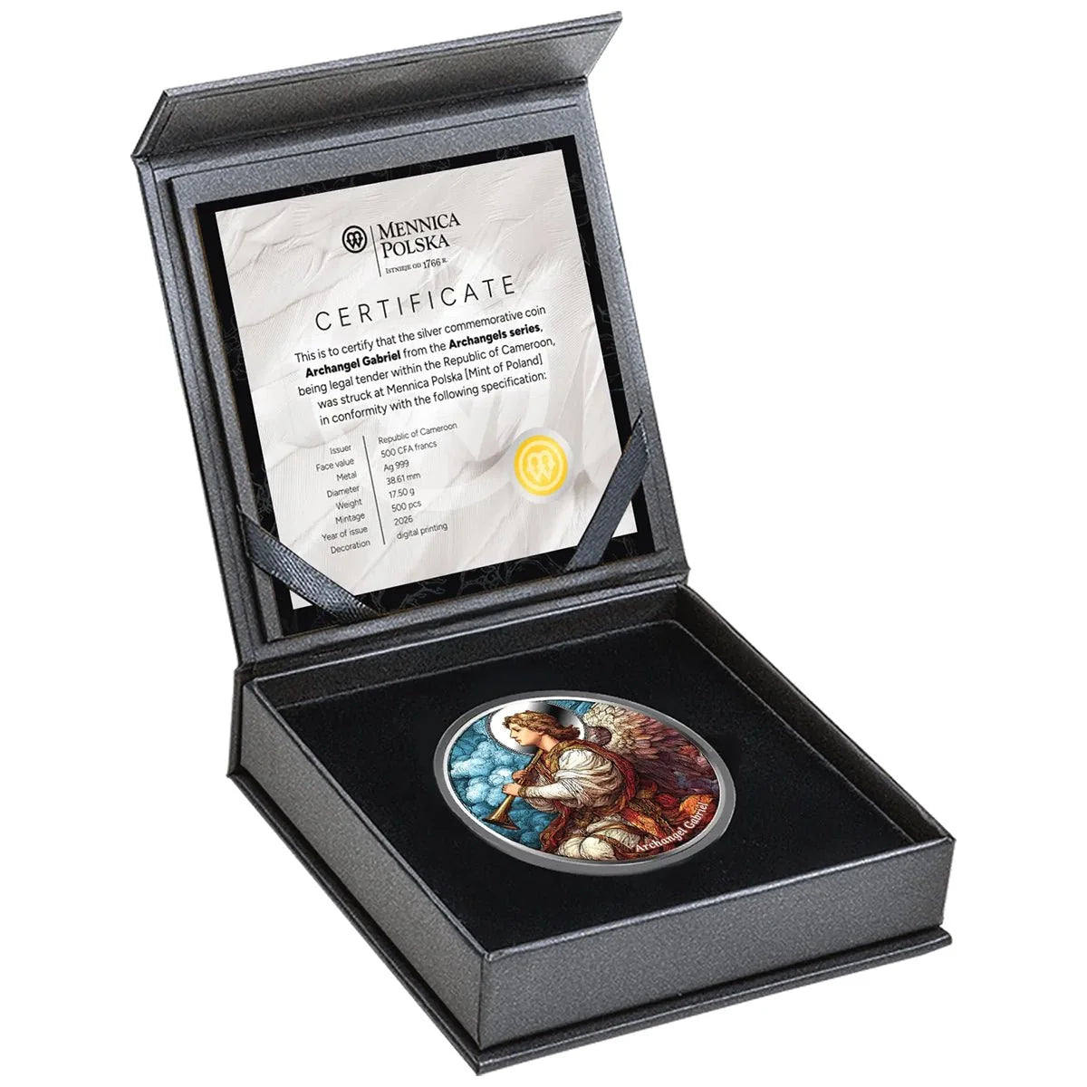 2026 Cameroon Archangel Gabriel – Archangels Collection 17.5g Silver Proof Coin