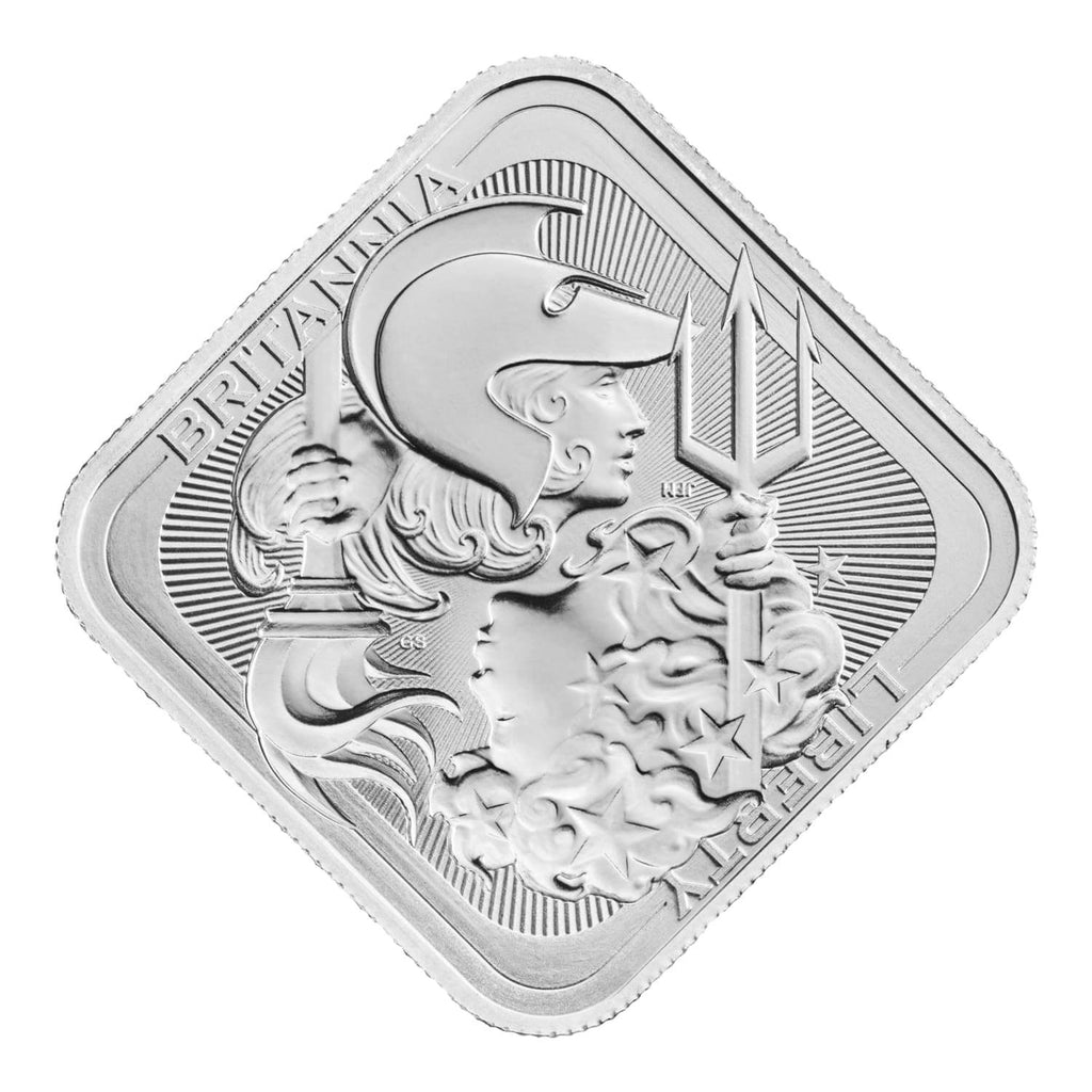 Britannia and Liberty 1 oz Silver Bullion Bar – .9999 Fine Silver
