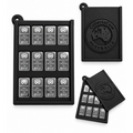 CollectaCoin Australia – 12 × 1g Germania Mint Silver Bars with Black Custom Wallet