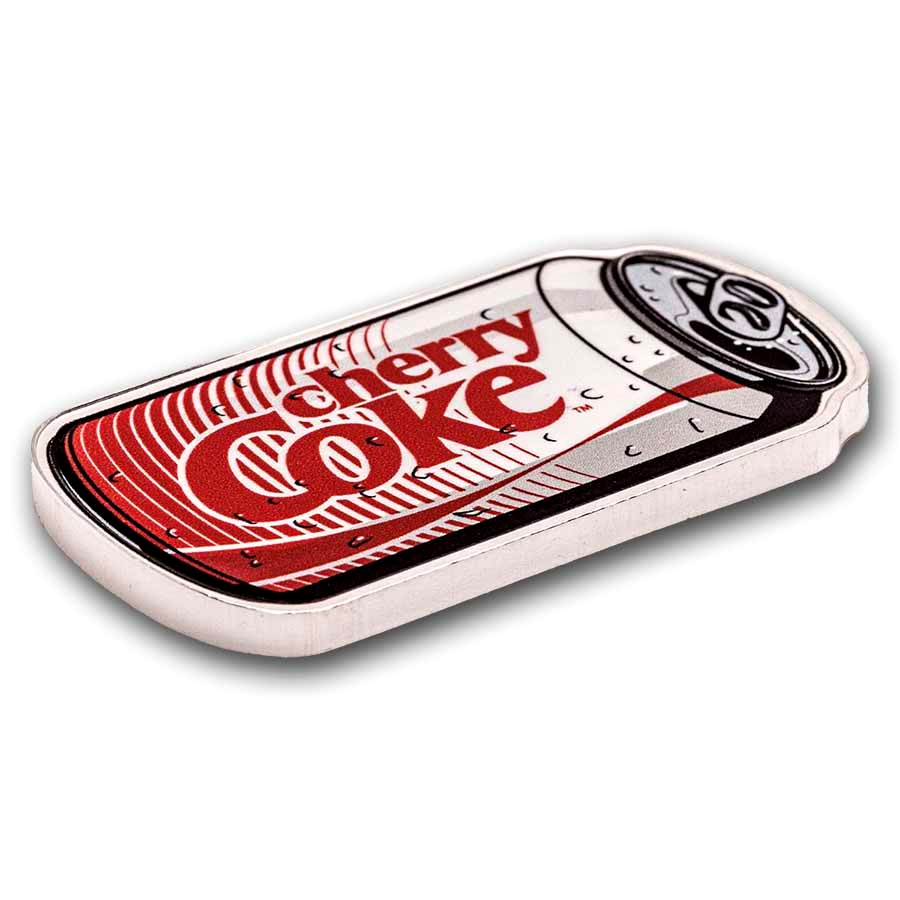 Coca-Cola® 1 oz Silver Cherry Coke Coin w/ Box & COA