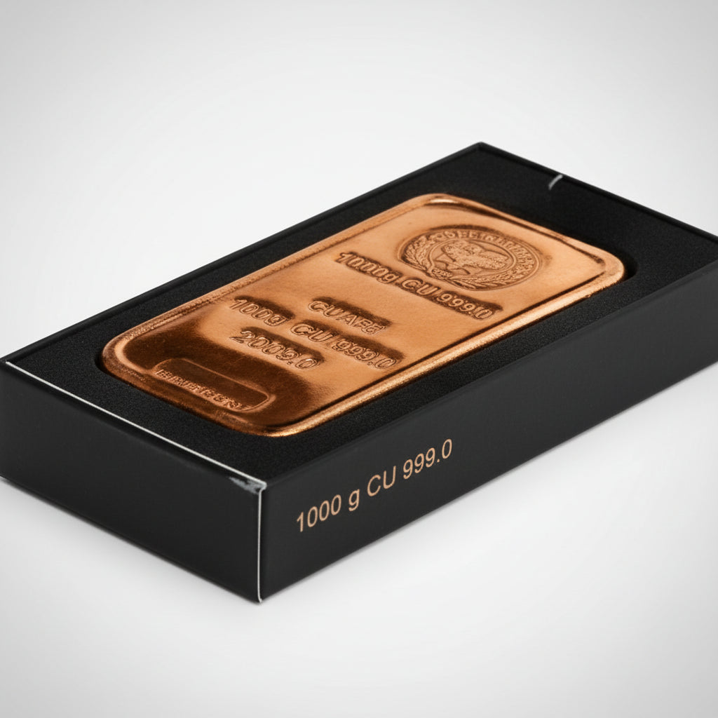 Germania Mint Copper Cast Bar 1kg