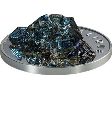 2026 Cameroon CRYSTALIQUE Bismuth 1oz Silver Coin – 3000 Francs
