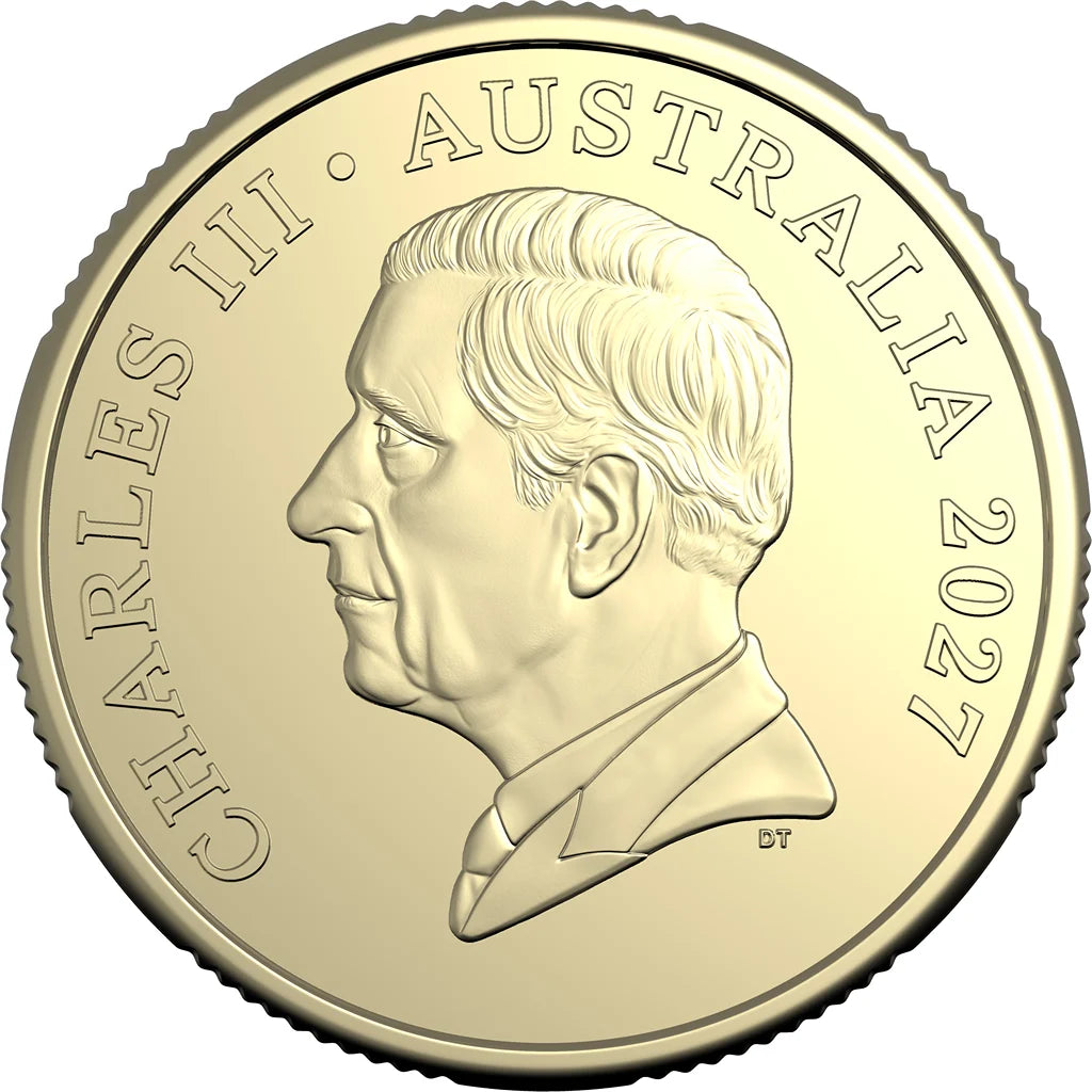2027 $1 Bluey Cricket Coloured Uncirculated Coin Royal Australian Mint