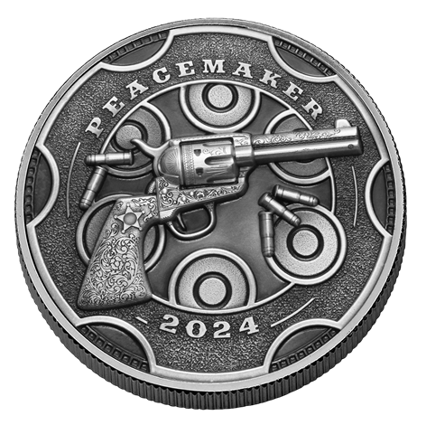 2024 Cameroon Peacemaker UHR 1 oz Silver Coin – NGC MS 70 Bullet Label