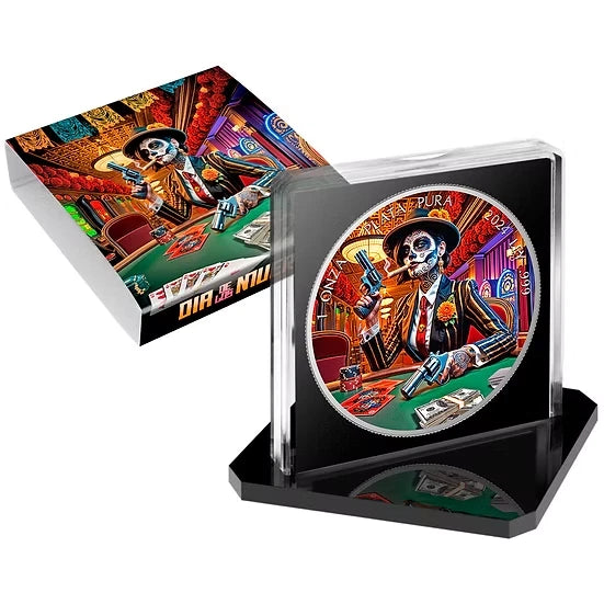 2024 Libertad – Día de los Muertos “Gangsta” 1oz Silver Coin