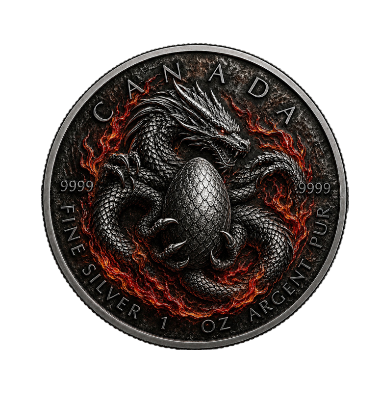 Maple Leaf Dragon Guardian Edition 1oz silver