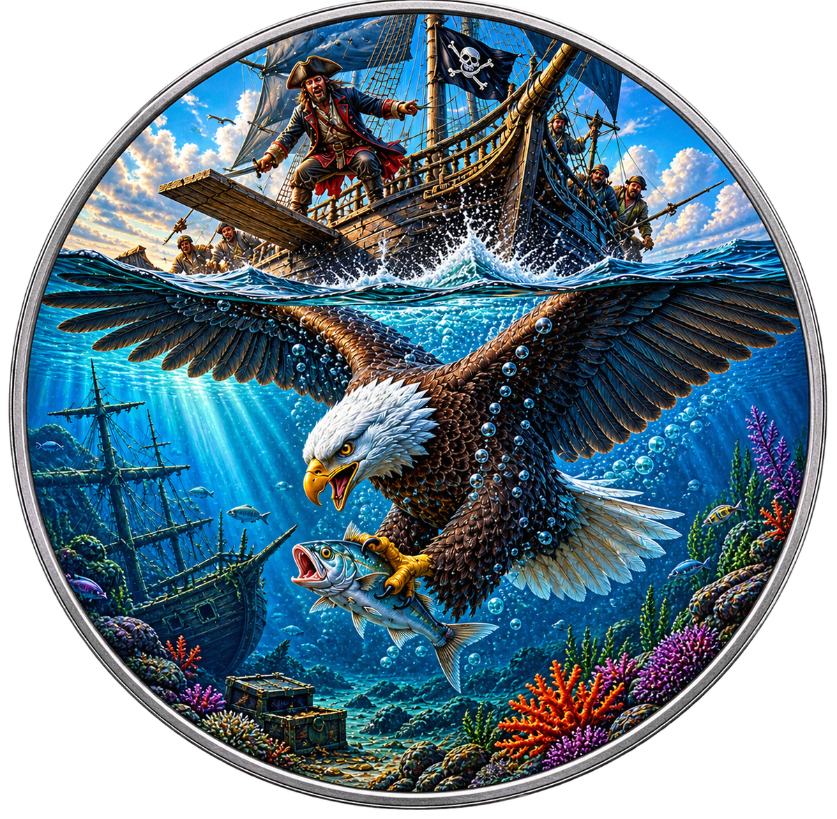 2026 U.S. Eagle – Sunken Treasures Edition 1 oz Silver Coin