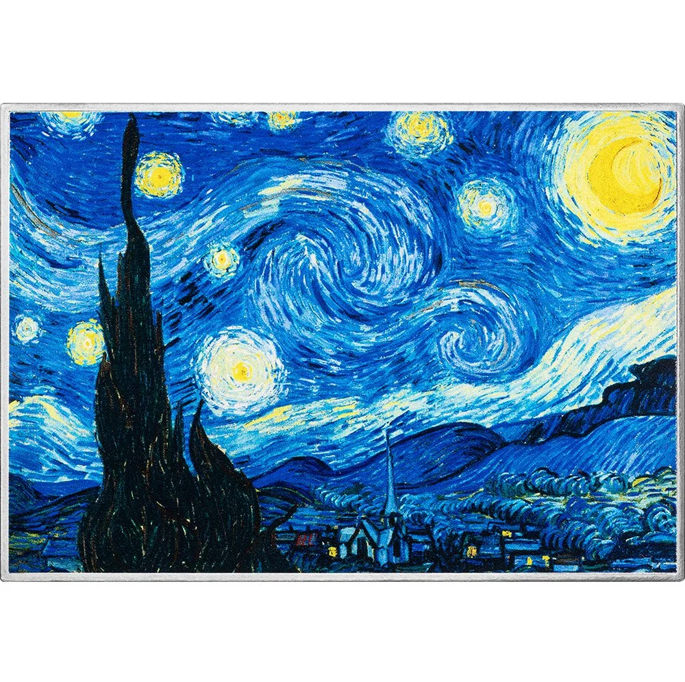 2026 Vincent van Gogh – Starry Night 1oz Silver Proof Coin | XXI Art Gallery