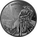 2025 Germania Mint Ragnarök: Heimdall – 1 oz Black Silver BU