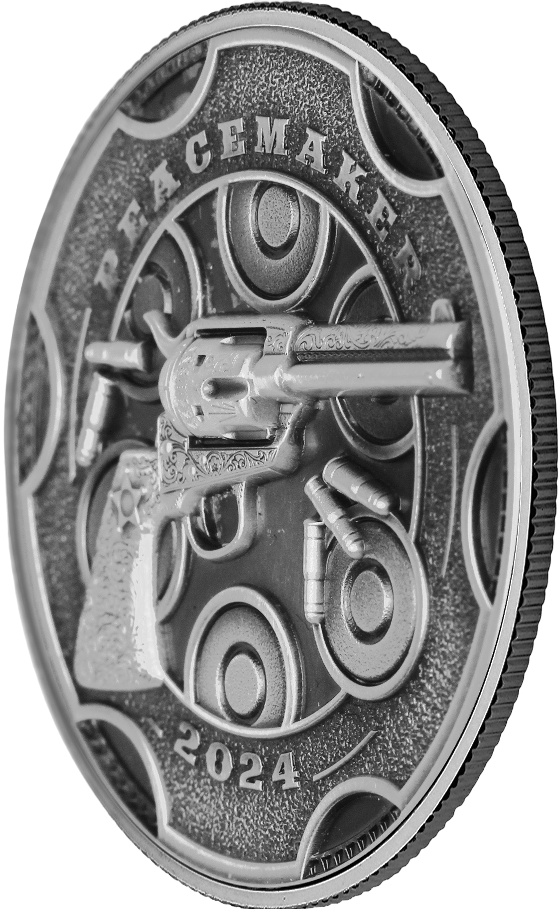 2024 Cameroon Peacemaker UHR 1 oz Silver Coin – NGC MS 70 Bullet Label