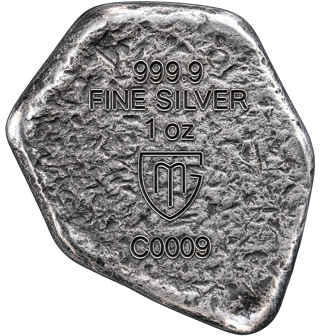2025 Germania Mint Kenaz 1oz Ag .9999 Cast Silver Rune – 2,500 Mintage