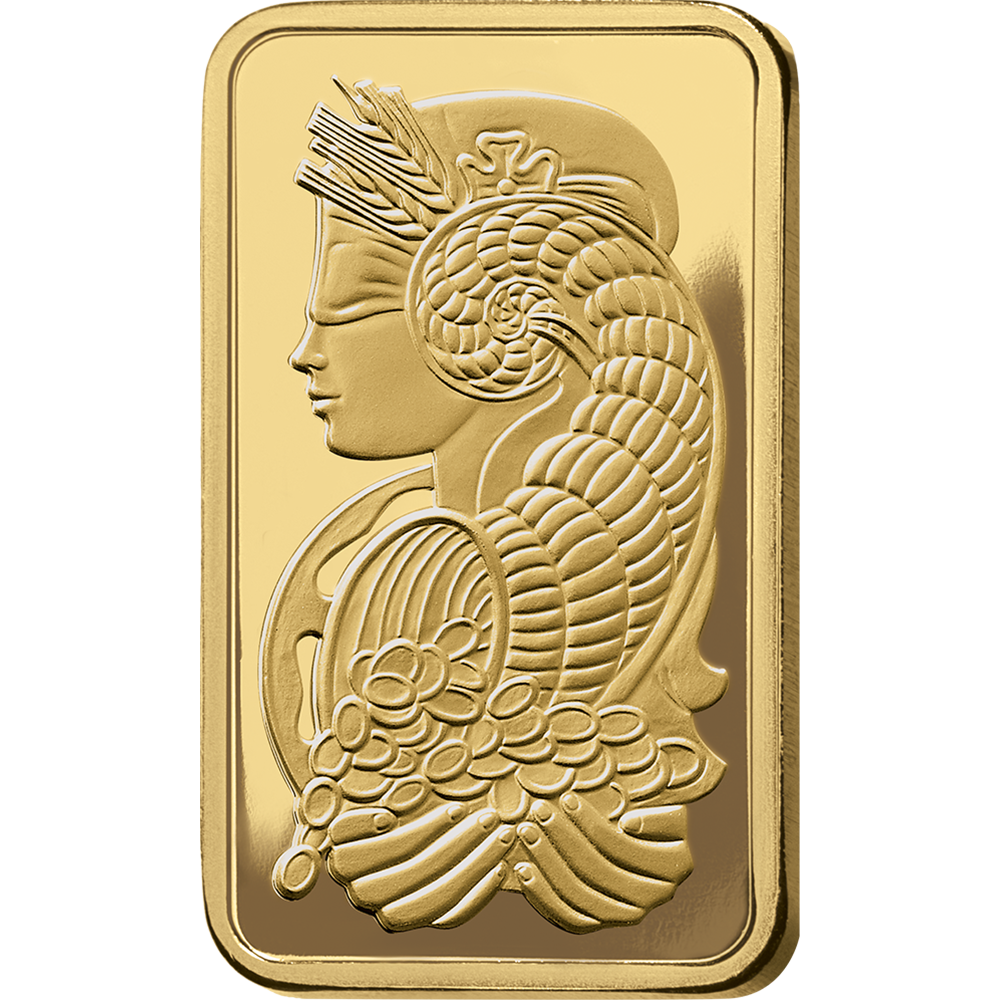 Lady Fortuna™ Gold Minted Bar – 1g